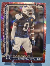 2025 Topps Chrome - DeMarvion Overshown #78 - Football Leather Refractor