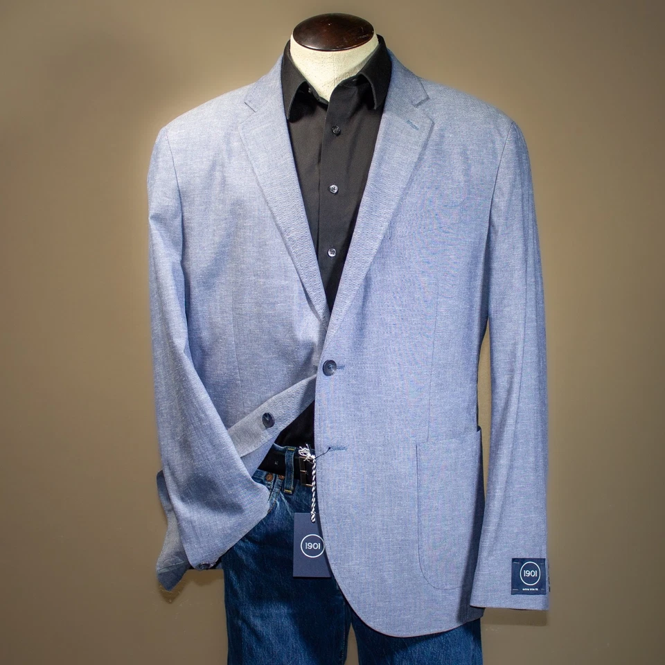 NUEVO CON ETIQUETAS 1901 Nordstrom Abrigo Deportivo Para Hombre Talla XL 44S Chaqueta Blazer $149 Venta al por menor Foto 3 de 4