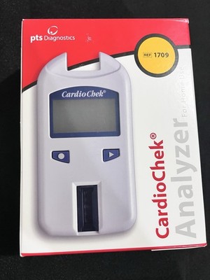 PTS Diagnostics CardioChek Analyzer REF 1709 Home Cholesterol Test System Kit