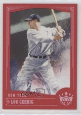 2018 Panini Diamond Kings Red Frame Lou Gehrig (Batting Stance) #4 HOF 08jk