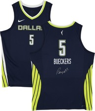 Paige Bueckers Dallas Wings Signed Nike Navy Explorer Edition Victory Jersey