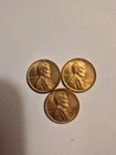 1949 P D S Lincoln Wheat Cent / Penny Set  P=G-VG       D and S are VF to EX FIN