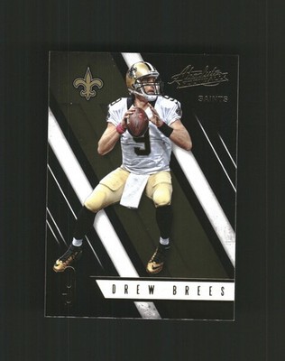 Drew Brees 2016 Panini Absolute #54 New Orleans Saints
