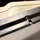 Volkswagen Jetta glove box hinge and upper edge detail