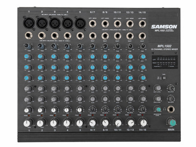 SAMSON MPF1502 Mischpult   ungeprüft   optisch gut bis sehr gut   inkl. Alukoffe