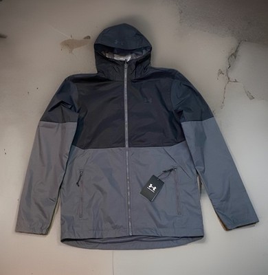 Under Armour Storm Colorblock Rain Jacket Windbreaker New W/Tags Men s L
