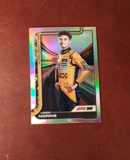 2025 Formula 1 Topps Chrome Lando Norris #5 F1 Portrait Refractor Sp McLaren WC