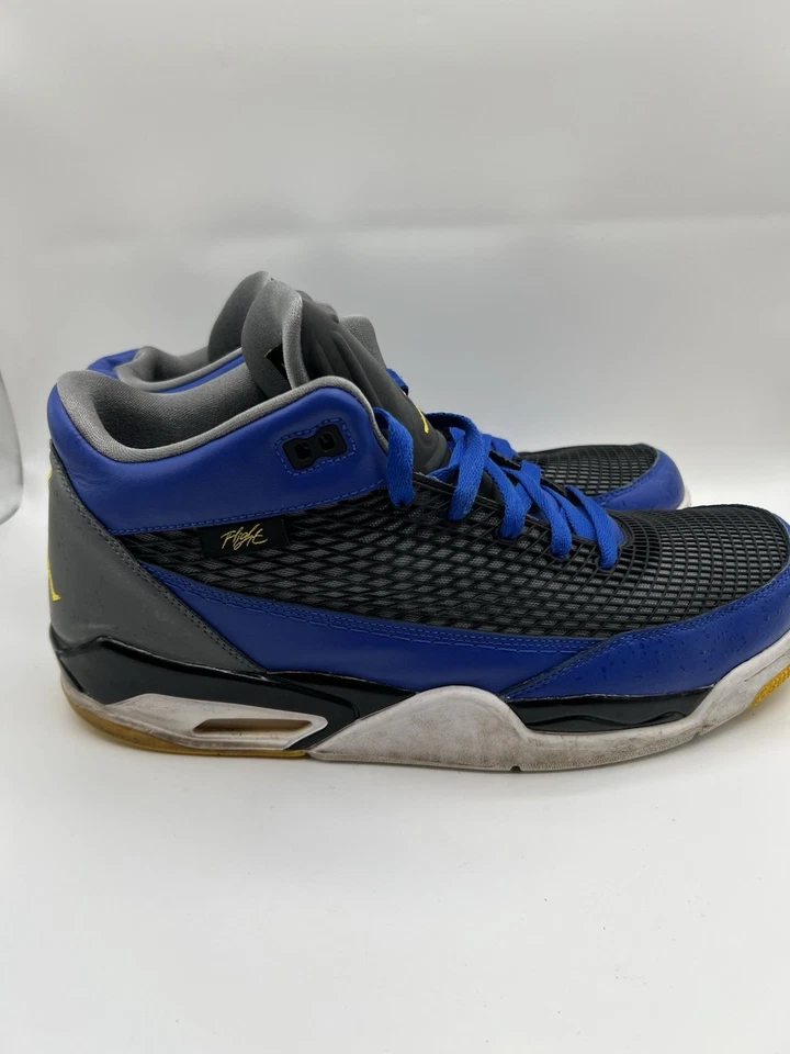 Nike Air Jordan Flight Club 80’s Game Royal Cinza Preto Azul Masculino 12.5 - Imagem 4 de 4