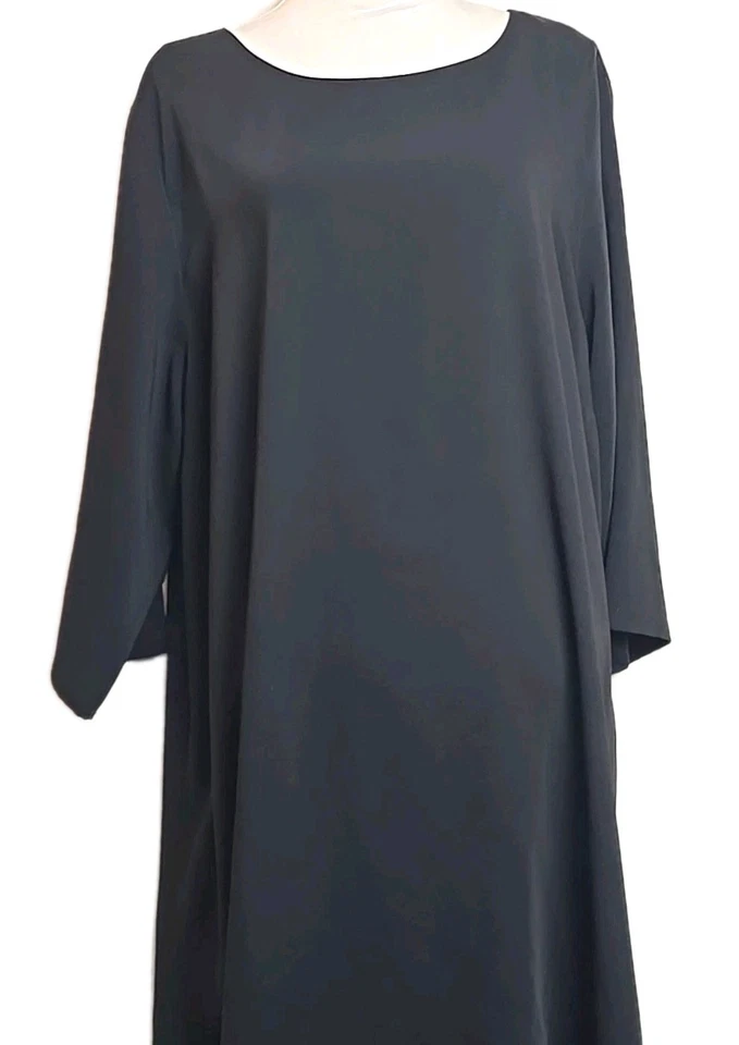 Vestido Caroline Rose negro para mujer 2X Foto 4 de 4