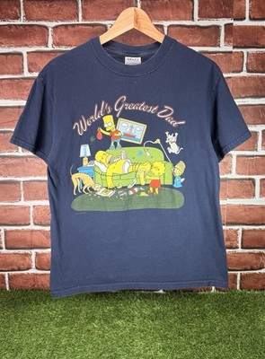 Vintage 2003 The Simpsons Worlds Greatest Dad Homer Simpson T-Shirt S/M
