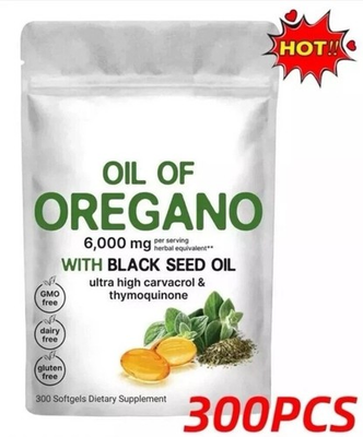 #ad 2 in 1 Oil of Oregano amp; Black Seed Softgels Count with CarvacrolImmune Support $11.11