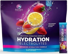 Electrolyte Hydration Packets - Best Electrolytes Drink Mix - Sugar Free Formula