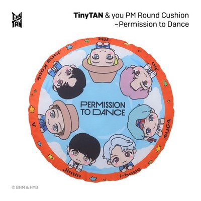 BTS TinyTan & you PM Round Cushion 'Permission to Dance'