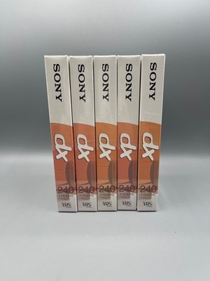  5x Sony Durable & Excellent Quality - 240 min - DX - Videokassette - Neu & OVP