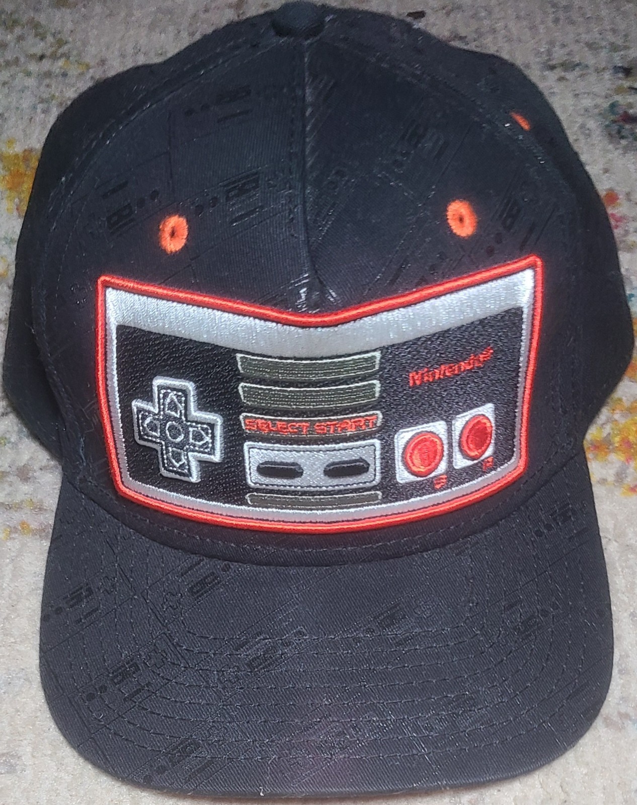 Nintendo NES Controller Snapback Cap Hat 3D - image 2