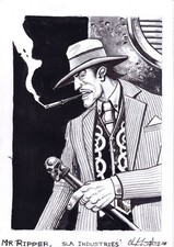 Mr Ripper Original Hand Drawn Art Clint Langley.