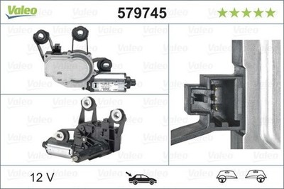 NEU - VALEO 579745 Wischermotor für LAND ROVER