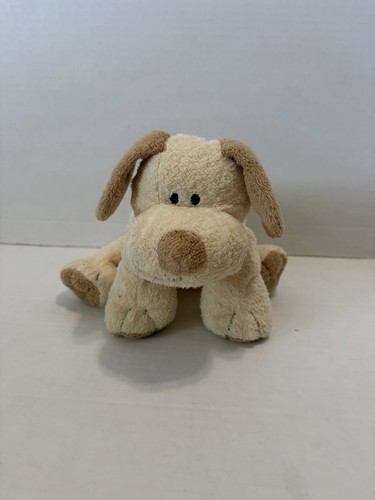 Ty Pluffies Plopper Tan Dog Plush 2002