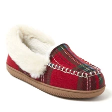 Dearfoams Women's Ryland Cabin Moccasin Slipper