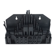 60 Piece 1/2" T-Slot Clamping Kit 3/8"-16 UNC Complete Set