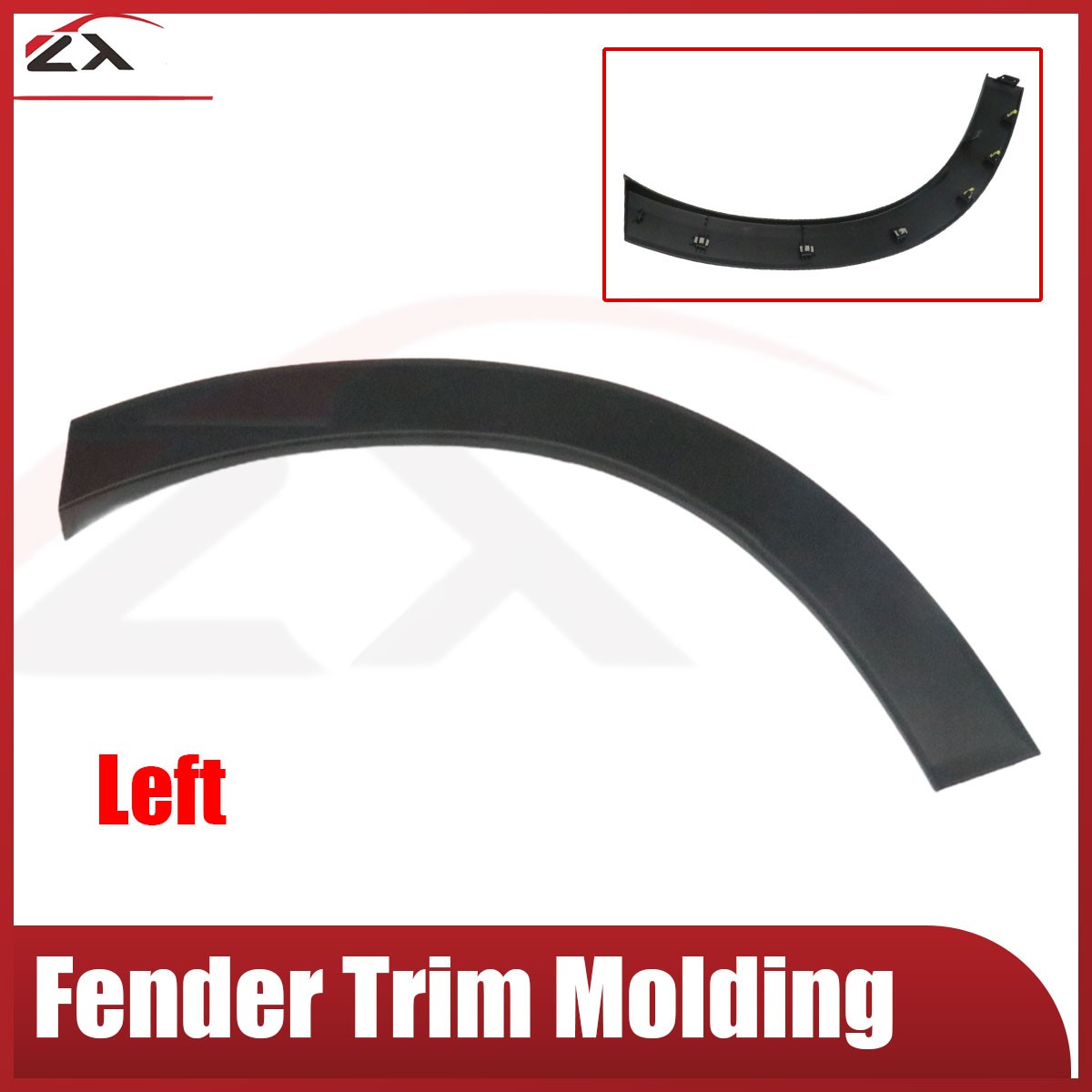 Rear Fender Trim Molding Moulding For 2023-2025 Honda HR-V Driver Left Side
