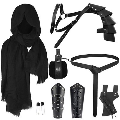 7 Piece Medieval Knight Costume Accessory Set