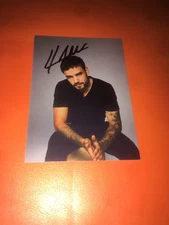 Liam Payne Autograph Dedication Cardboard Photo