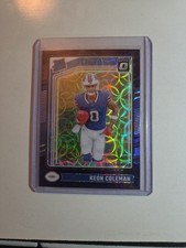 Keon Coleman 2024 Panini Donruss Optic Purple Scope #263 Rated Rookie Bills