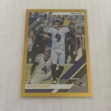 2019 Donruss Justin Tucker Press Proof #35/50