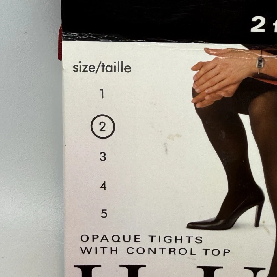 HUE Medias Opacas Control Top Rojo Manzana Talla 2 Nuevas Foto 3 de 4