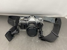 Canon AT-1 SLR 35 mm Camera W/ Canon FD 50 mm 1:1.8 Lens Untested