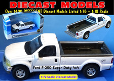 FORD F-350 SUPER-DUTY 4x 4PICK-UP; AMAZINGLY DETAILED DIECAST 1:72 SCALE MODEL
