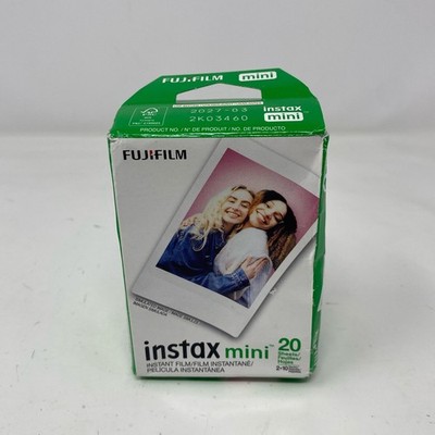 Fujifilm Instax Mini Film Twin Pack, White Border, 20 Prints