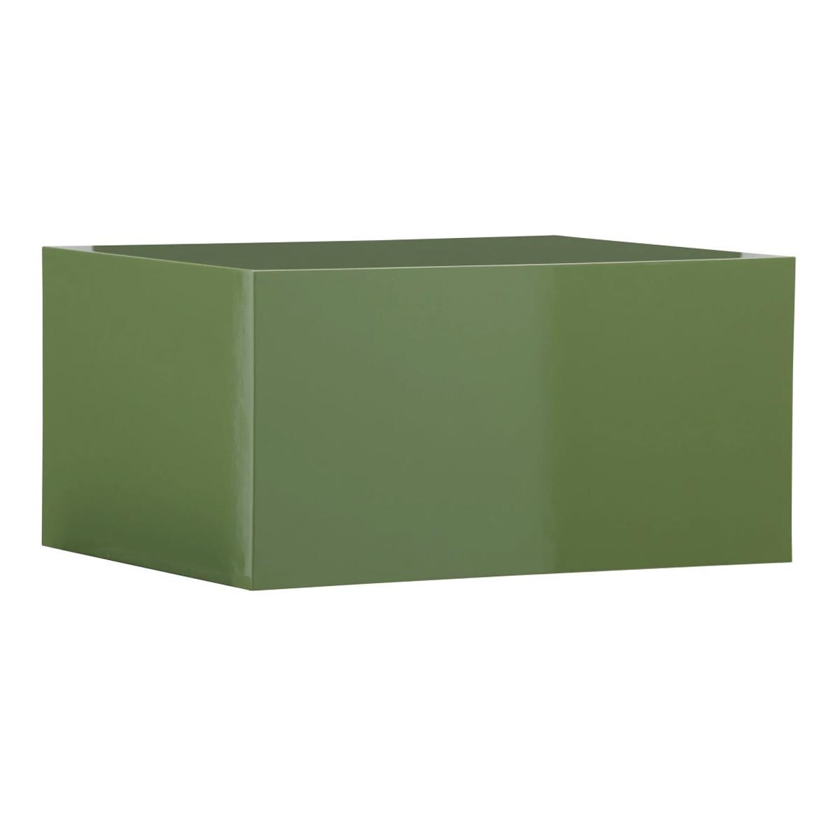Table basse York 80cm vert foncé au design minimaliste pour le salon