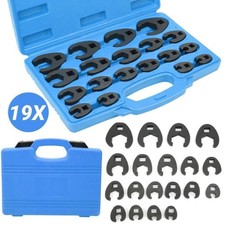 Flare Nut Crowfoot Wrench Set Metric Crows Foot Wrench Kit 38 12 Drive Set Flare Nut Crowfoot Wrench Set Metric Crows Foot Wrench Kit 38 12 Drive Set