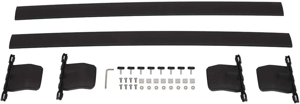 Barras transversales de techo negras para Honda Passport 2019-2024 Foto 3 de 4