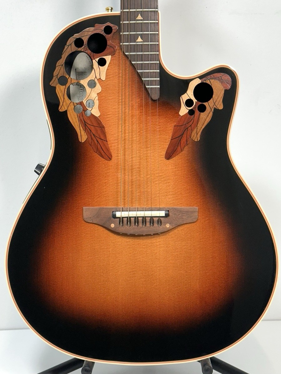 Vintage 1993 USA Ovation 1868 Elite Acoustic Electric Guitar | eBay