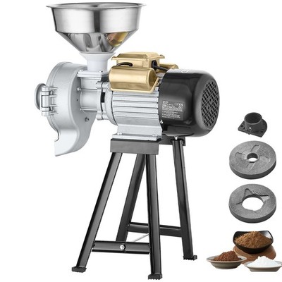 Uimoso 3000W Electric Grain Grinder Corn Wheat Flour Cereal Mill Wet & Dry