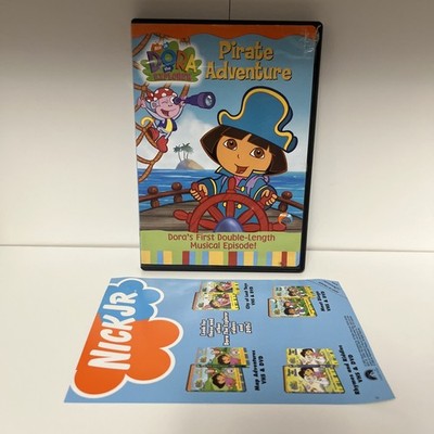 Dora the Explorer Pirate Adventure DVD+Insert Paper Good Condition DVD Nick Jr