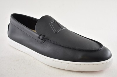 Share Christian Louboutin Mens Varsiboat Flat Black Leather Loafer Sneaker Boat Christian Louboutin Mens Varsiboat Flat Black Leather Loafer  main image 4