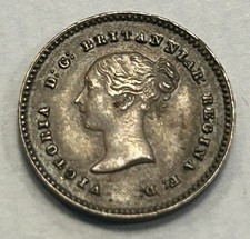1839 Victoria Quarter Farthing Copper Coin