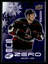 2024-25 Upper Deck Ice Sub Zero Rookies /699 Aku Raty #SZ-AR RC