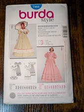Burda Style Costume Pattern 7466 Ms Biedermeier Southern Belle Dresses Sz 10-28