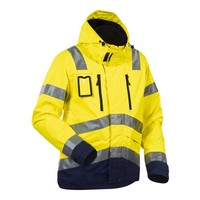 BlakläDer Warnschutz-Funktionsjacke Gelb Marineblau Unisex-GrößE: M