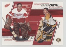 2002 ITG Be A Player Memorabilia Big Deal Ruby Johnny Bucyk Terry Sawchuk b8c