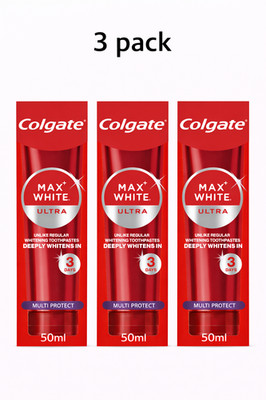 3 x COLGATE MAX WHITE ULTRA toothpaste, 50 ml / 1.7 fl.oz
