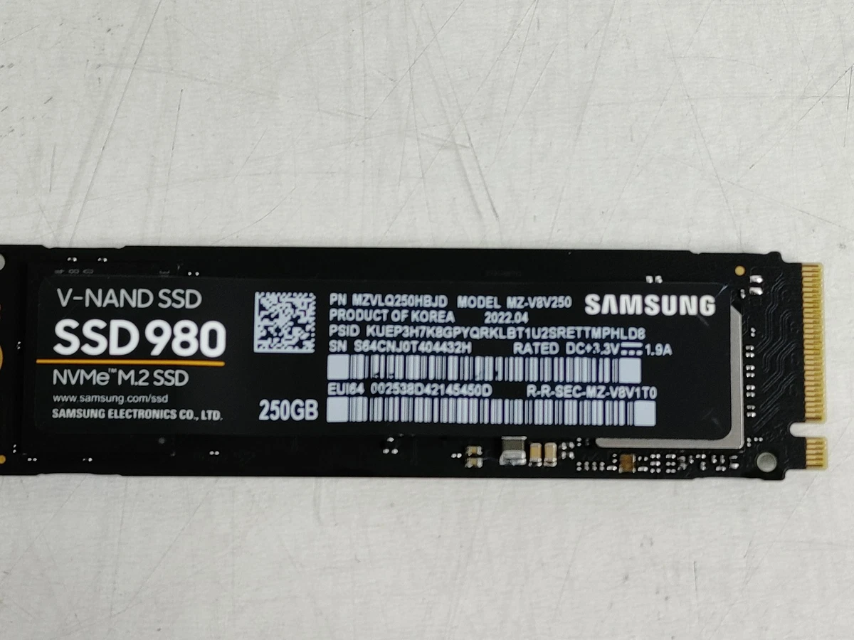 Samsung 500 GB Storage Capacity NVME Solid State Drives for sale