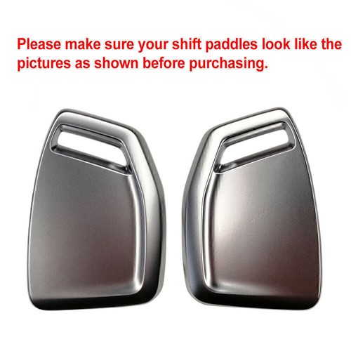 Carbon Fiber Black Steering Wheel Shift Paddle Fit Audi RS4 RS5 RS7 2020-22 RS6 - Picture 9 of 9