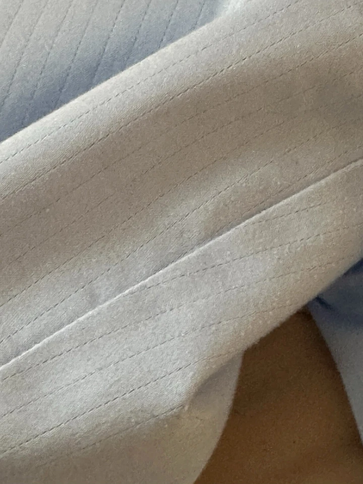 Pantalón Corto de Golf Liz para Mujer 12 Azul Claro Mezcla de Lino Frente Plano Ligero Chino Nuevo Foto 3 de 4