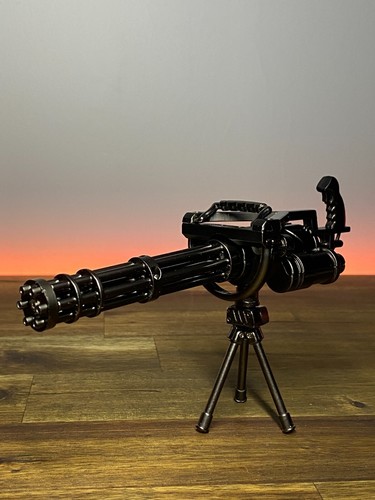 Gatling Gun 1:6 scale Spinning Barrel Removeable Magazine & Tripod - Picture 5 of 7